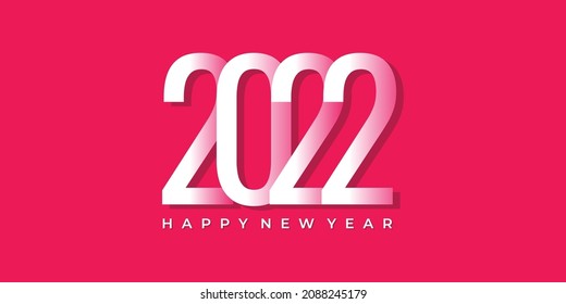 Pasos vectoriales del año 2022 felices8