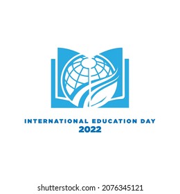 2022 international education day vector design