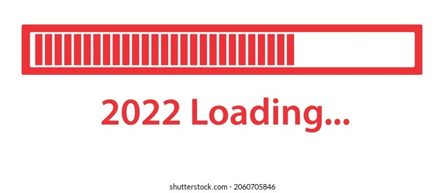 2022 loading.
target 2022.
goal,business planning concept.
Suitable for use for banner, web site.