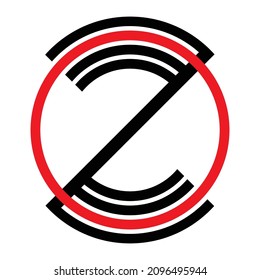 2022 Logo Cirlce Black And Red Color Model Art