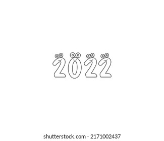 2022 logo icon design vector