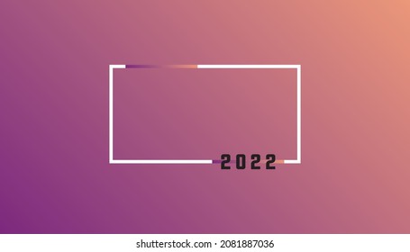 2022 modern trends frame background
