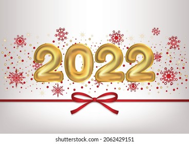 2022 new year background design