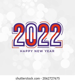 2022 New Year Background, Luxury New Year Card Social Media Post, Vector