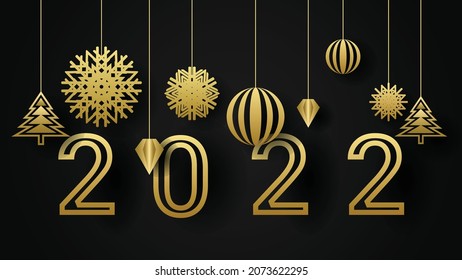 2022 new year background for you design. vector backround you can scale to large size