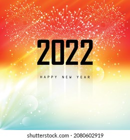 2022 new year creative text card background