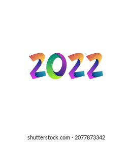 2022 New Year Gradient Colorful