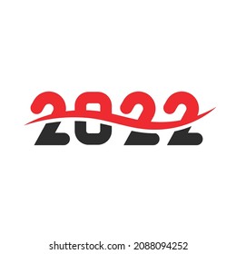 2022 new year icon vector illustration design template 