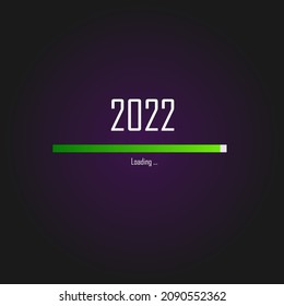 2022 new year loading concept