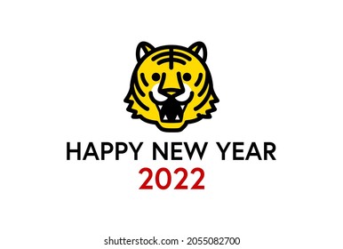 2022 New Year's card template.