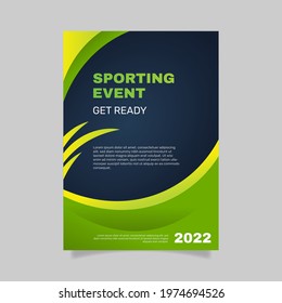 2022 sporting event poster. -  Vector.