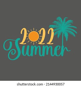 2022 Summer Vector T-shirt Design