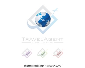 2022 Travelagent logo design. Vector illustration. EPS 10.eps