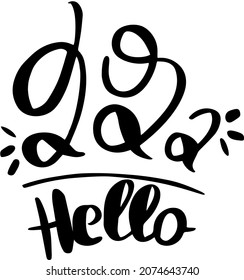 2022 winter, new year, holiday in the new year, miracles, snow, lettering