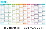 2022 Year Planner - Wall Planner