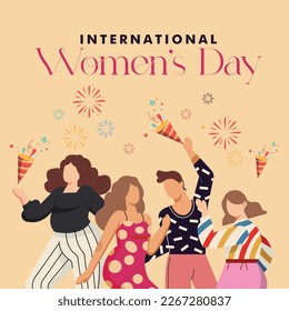 2023, 8, background, banner, beautiful, celebration, character, color, concept, creative, day, design, diverse, diversity, embrace, equality, equity, face, female, feminism, feminist background, girl,