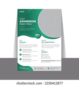  2023 Admission Flyer Design Template