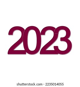 2023 background vector with viva magenta color 