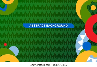 2023 Brazilian Summer game soccer Competition background World of Brazil abstract green pattern dinamic ethnic traditional elements. Kids Camp, Sports, Championship, Conmeball Copa, America, São Paulo