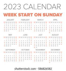 2023 Calendar