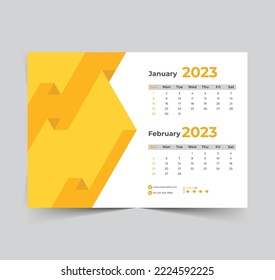 2023 calendar happy new year design