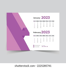 2023 calendar happy new year design