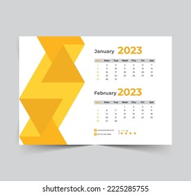 2023 calendar happy new year design