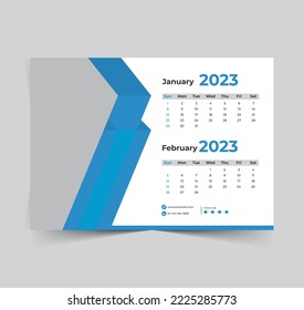 2023 calendar happy new year design