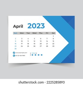 2023 calendar happy new year design