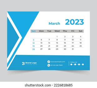 2023 calendar happy new year design