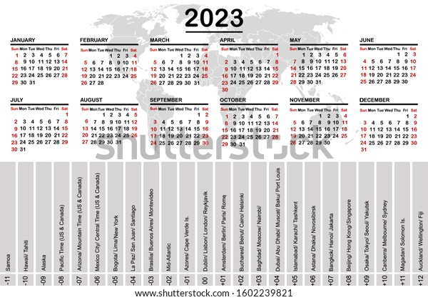 2023 Calendar World Map Time 600w 1602239821 