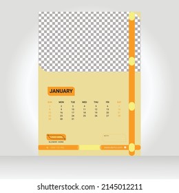 2023 Calender design A4 size