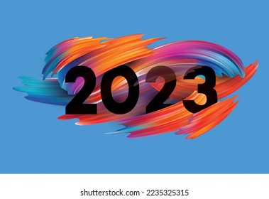 2023 color mixture with background 