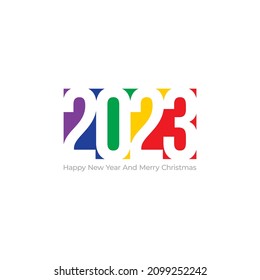 2023 colorful vector design illustration