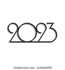 2023. Cover design of calendar for 2023 Creative design  on white background
