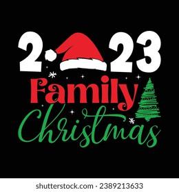 2023 Family Christmas Shirt, Funny Christmas Shirt, Family, Santa, Christmas Holidays Shirt, Christmas tree