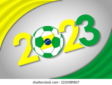  2023 Football Background Vector