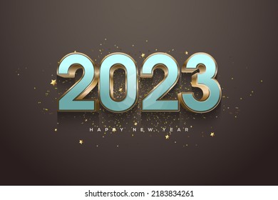 2023 happy new year background banner