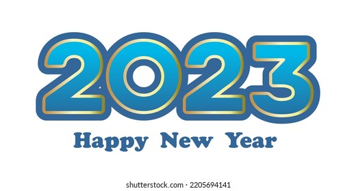2023 Happy New Year Blue 260nw 2205694141 