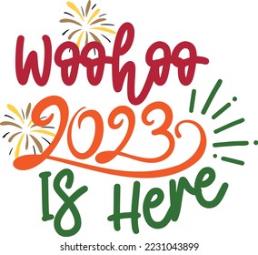 2023 Happy New Year Svg