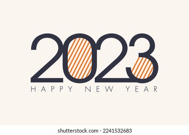 2023 Happy New Year Vector