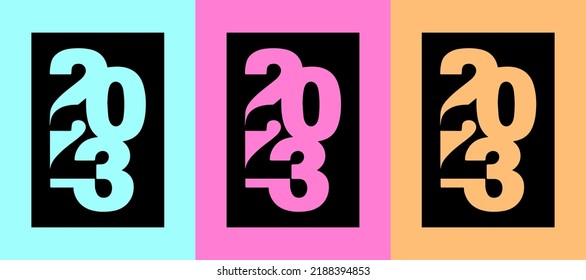 2023 Logo Vector Design For New Year