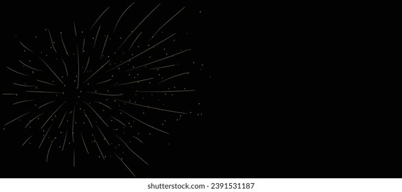 2023 Merry Christmas and Happy New Year Abstract shiny color golden design element