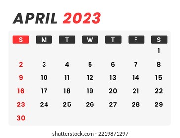 2023 monthly calendar design template, easy to apply and full edit font
