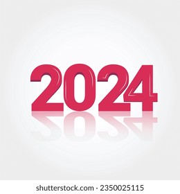 2023 new year calendar background in minimal style vector 
