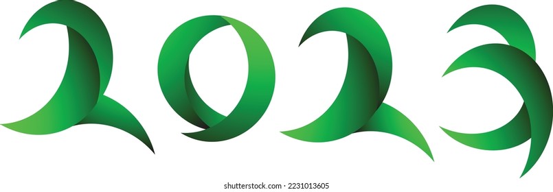 2023 new year icon. 2023 logo. 2023 art. 2023 vector.