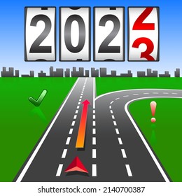 2023 New Year replacement of navigation way forward.