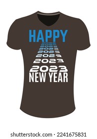 2023 New Year T-shirt Design. We are Welcome New Year 2023. Wishing you a very happy and prosperous New Year! May this year bring you much joy, health, and success in all your endeavors.