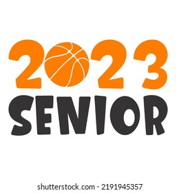 2023 Senioris a vector design for printing on various surfaces like t shirt, mug etc. 