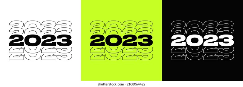 2023 Text Design Vector Typography 260nw 2108064422 